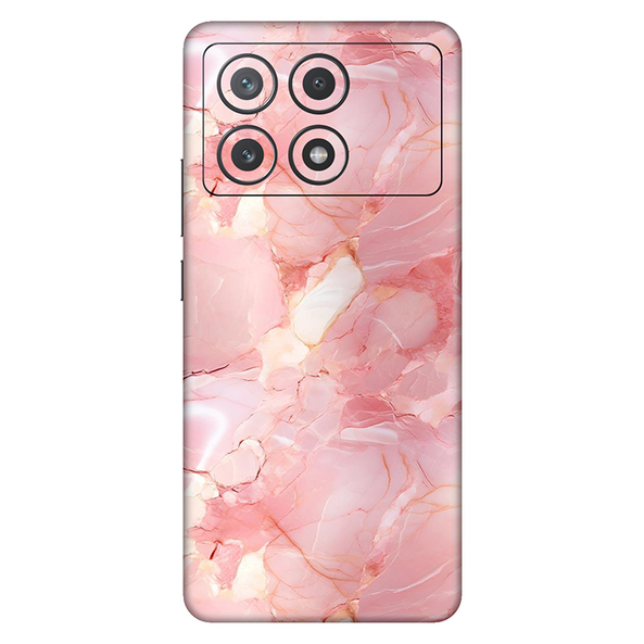 Poco X6 Series Baby Pink Marble Mobile Skin