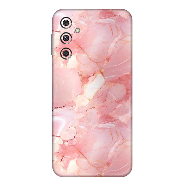 Samsung M Series Baby Pink Marble Mobile Skin