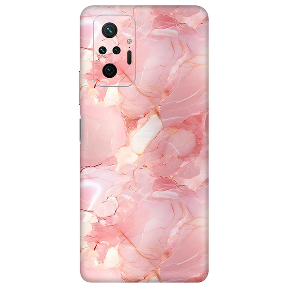 Xiaomi Redmi Note 10 Series Baby Pink Marble Mobile Skin