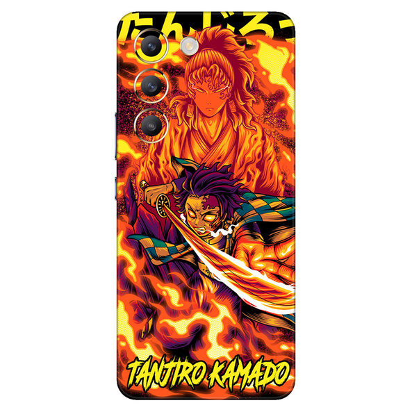 Vivo Y Series Tanjiro Kamado Mobile Skin