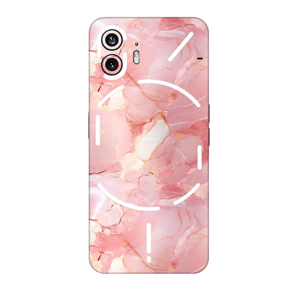 Nothing Series Baby Pink Marble Mobile Skin