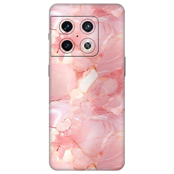 One Plus 10 Series Baby Pink Marble Mobile Skin