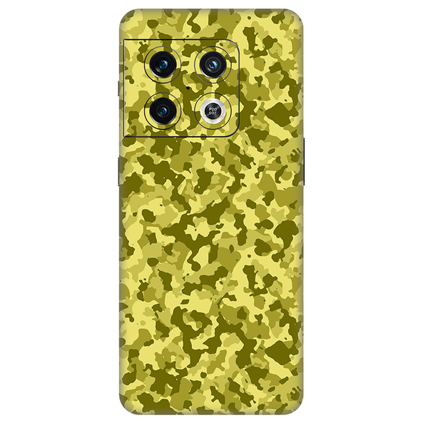 Oneplus 10 Series  Yellow Camouflage Mobile Skin