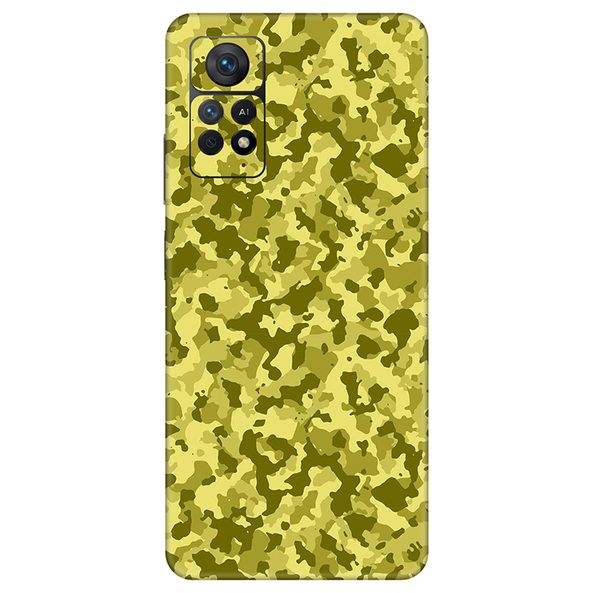 Xiaomi Redmi Note 11 Series Yellow Camouflage Mobile Skin