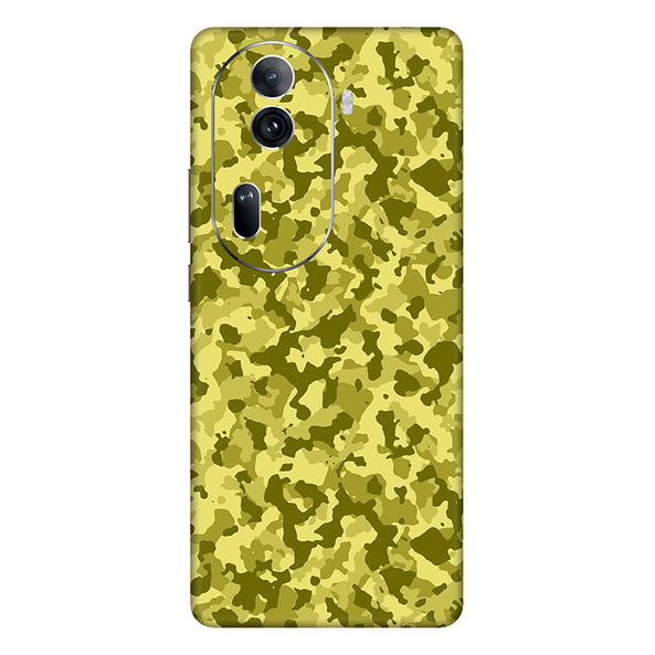 Oppo Reno Series Yellow Camouflage Mobile Skin