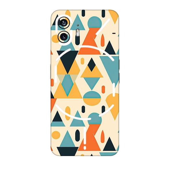 Nothing Series Triangle Shape Geometric Mobile Skin