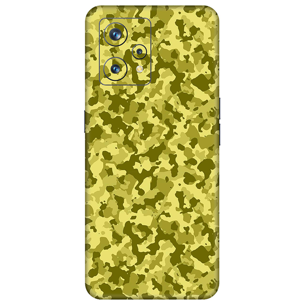 Realme 9 Series Yellow Camouflage Mobile Skin