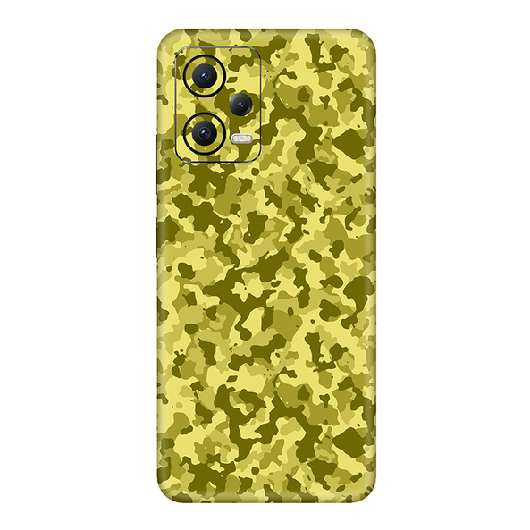 Poco X5 Series Yellow Camouflage Mobile Skin