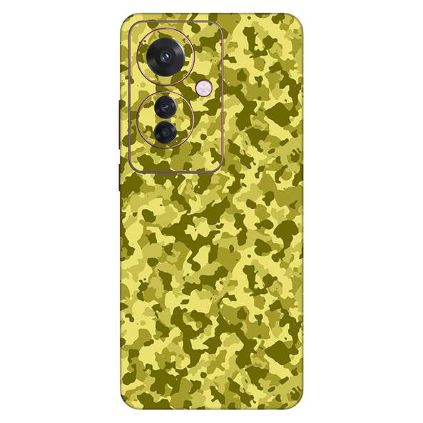 Oppo F Series Yellow Camouflage Mobile Skin