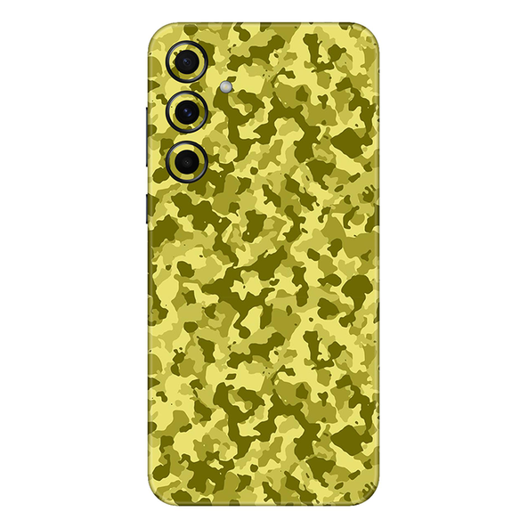 Samsung A Series Yellow Camouflage Mobile Skin