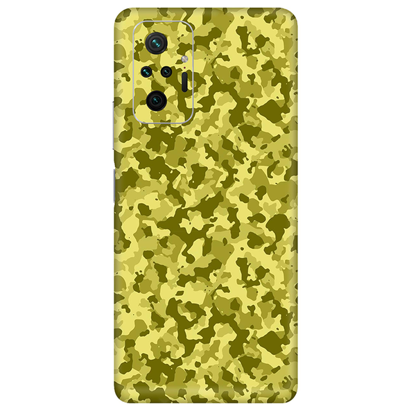 Xiaomi Redmi Note 10 Series Yellow Camouflage Mobile Skin