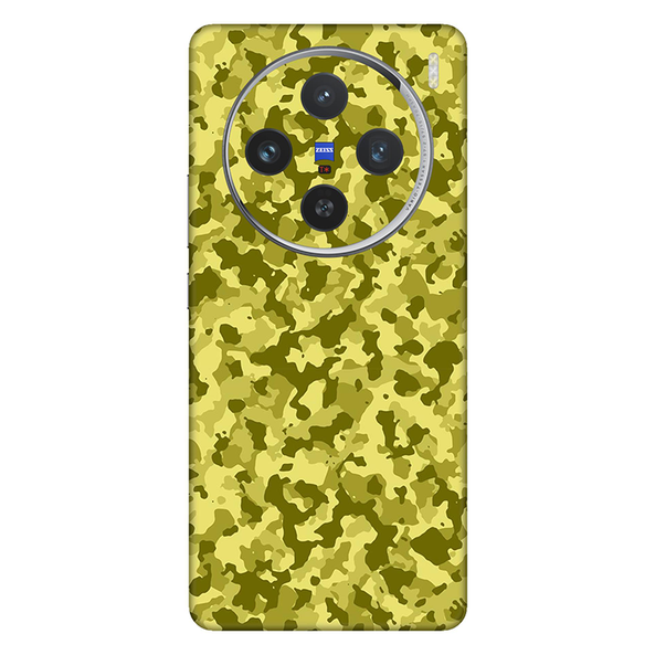 Yellow Camouflage Mobile Skin