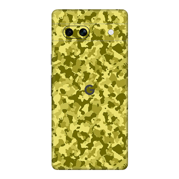 Google Pixel 7 Series Yellow Camouflage Mobile Skin