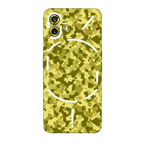 Nothing Series Yellow Camouflage Mobile Skin