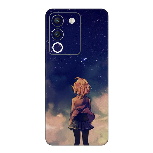 Vivo Y series Anime Girl Mobile Skin