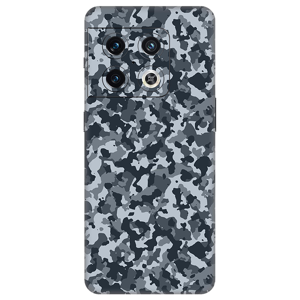 One Plus 10 Series Black Camouflage Mobile Skin