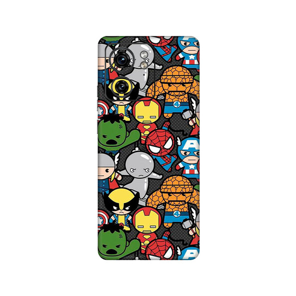 Motorola Edge Series Avengers Doodle Mobile Skin