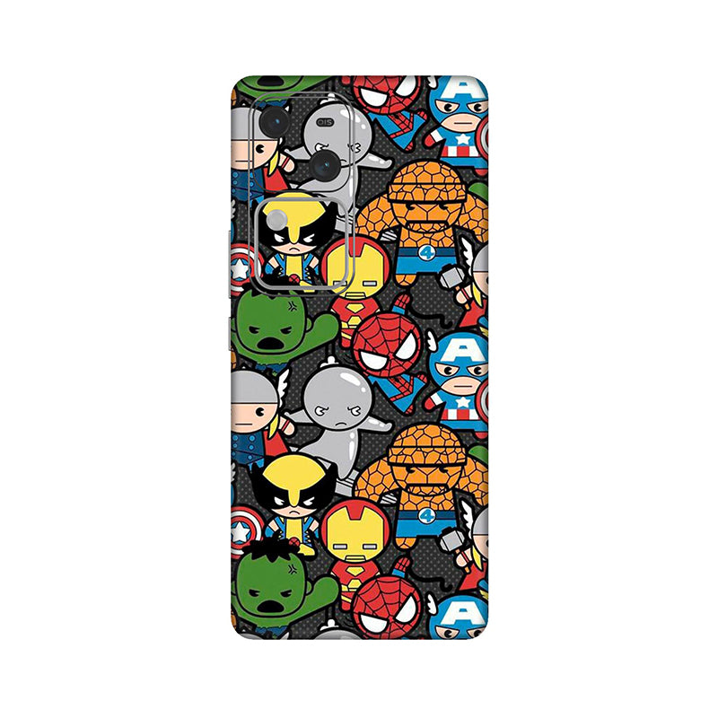 Vivo V Series Avengers Doodle Mobile Skin