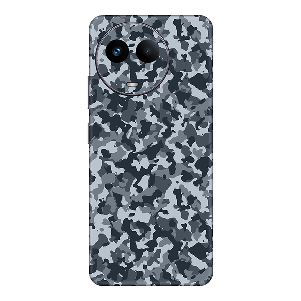 realme C Series Black Camouflage Mobile Skin