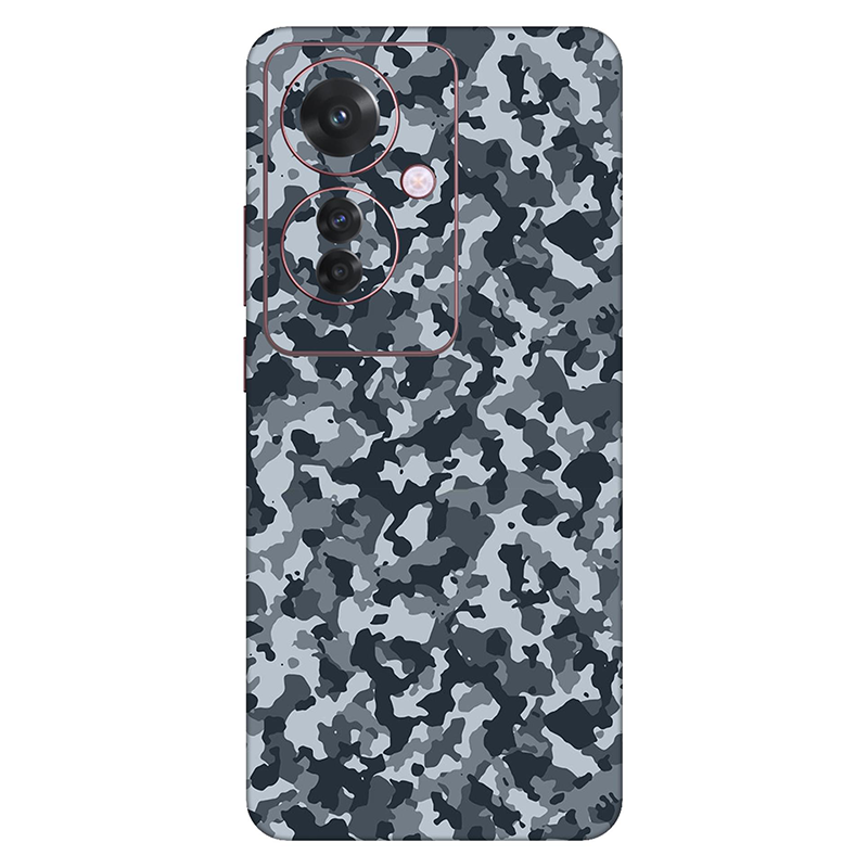 Oppo F Series Black Camouflage Mobile Skin