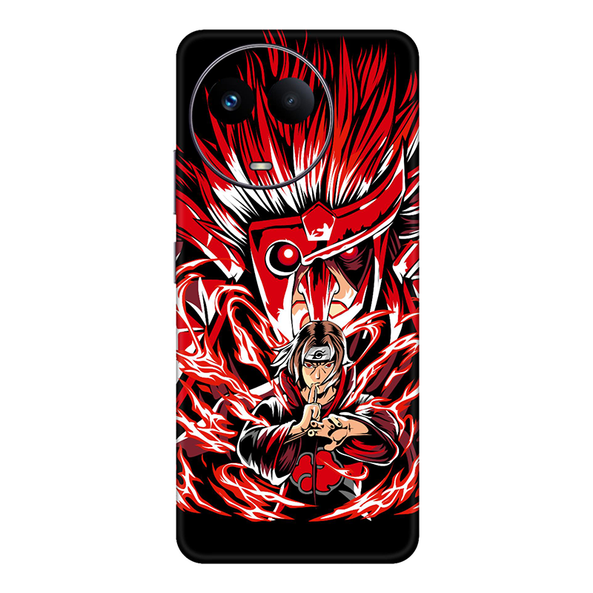 realme C Series Itachi Uchiha Red Mobile Skin