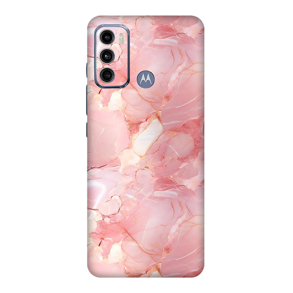 Motorola G Series  Baby Pink Marble Mobile Skin