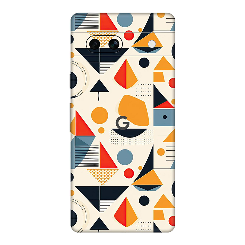 Google Pixel 7 Series Blue Abstract Strips Mobile Skin