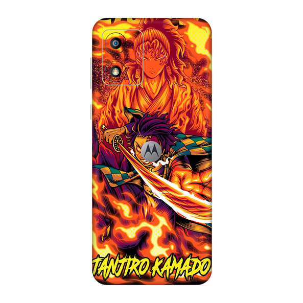 Motorola E Series Tanjiro Kamado Mobile Skin