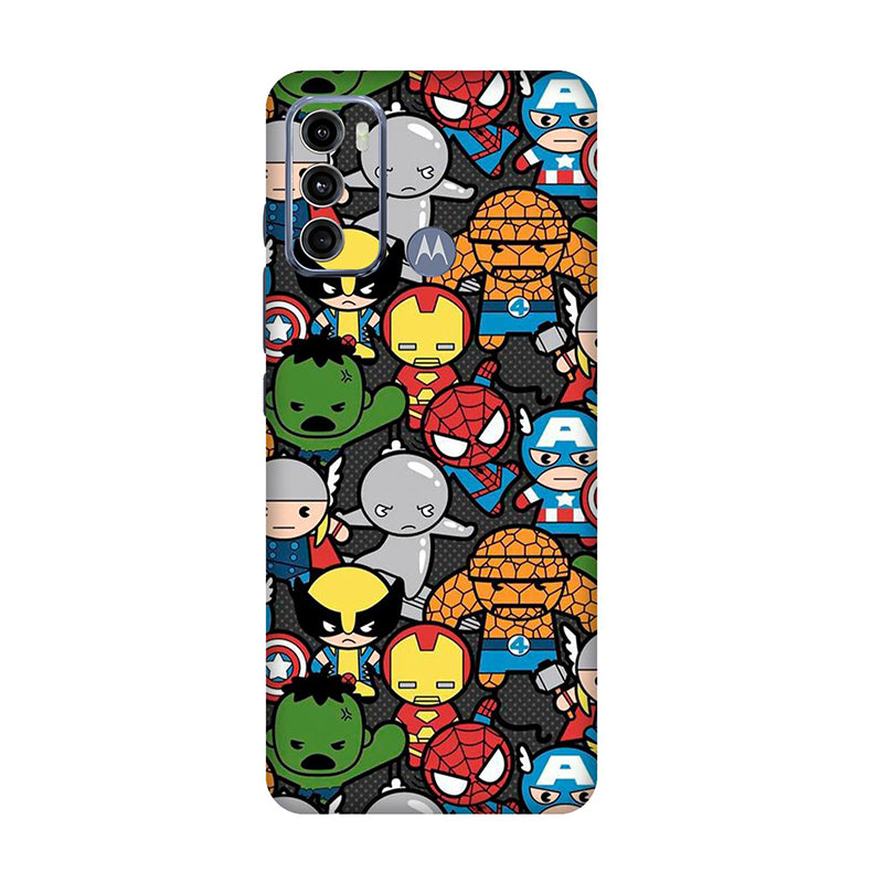 Motorola G Series Avengers Doodle Mobile Skin