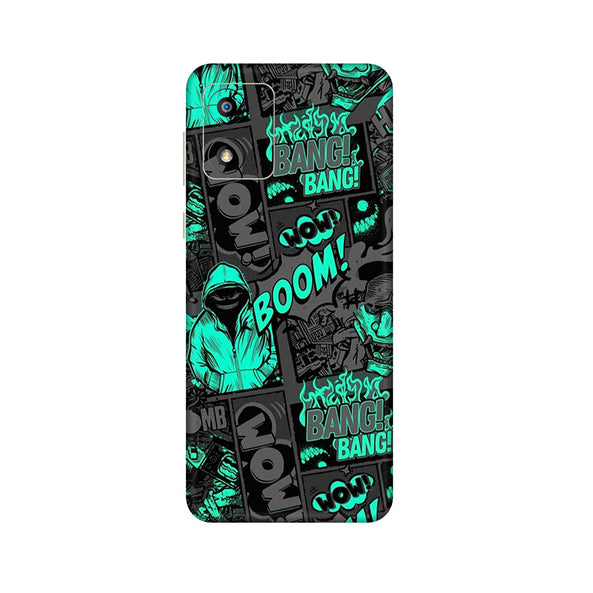 Motorola E Series Bang Boom Art Mobile Skin