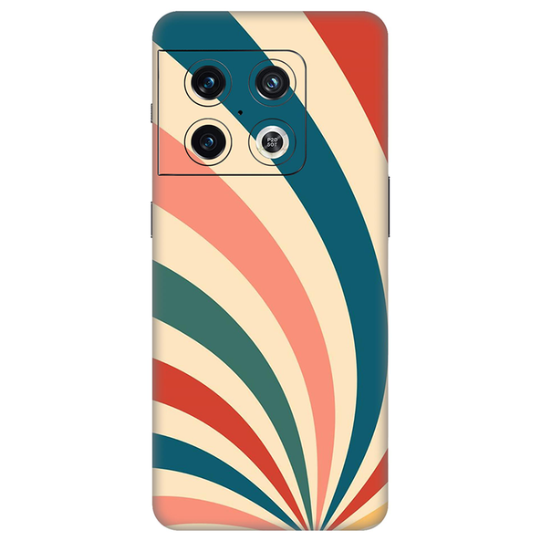 One Plus 10 Series Blue Abstract Strips Mobile Skin