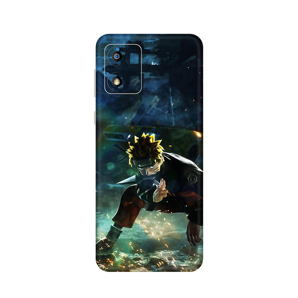 Motorola E Series Naruto With Knife Mobile Skin