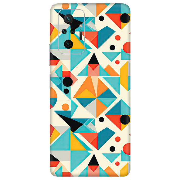 Xiaomi Redmi Note 10 Series Triangle Shape Geometric Mobile Skin