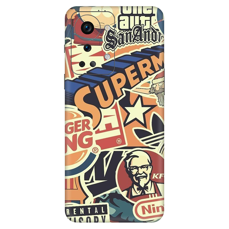 Oneplus 2 Series Doodle Mobile Skin