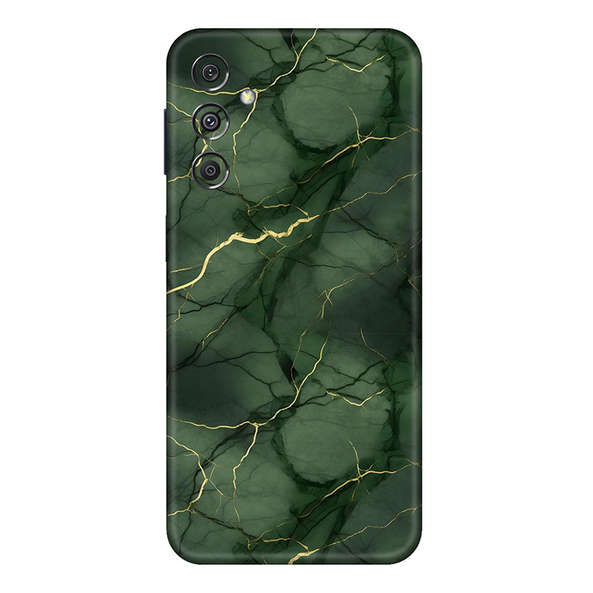 Samsung M Series Bottle Green Marble Mobile Skin