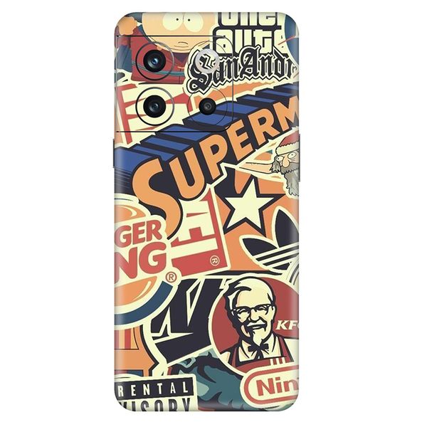 One Plus 10 Series Doodle Mobile Skin