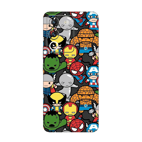 Vivo Y series Avengers Doodle Mobile Skin