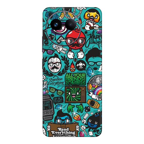 realme C Series Tweakymod design Mobile Skin