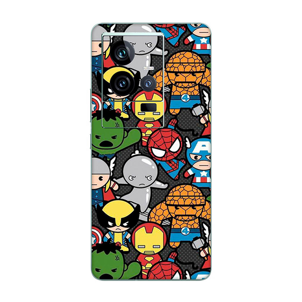 IQOO 11 Avengers Doodle Mobile Skin