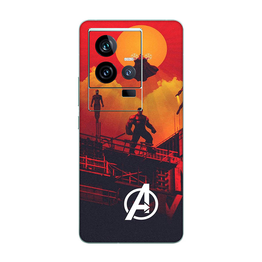 IQOO 11 Avengers Mobile Skin Red