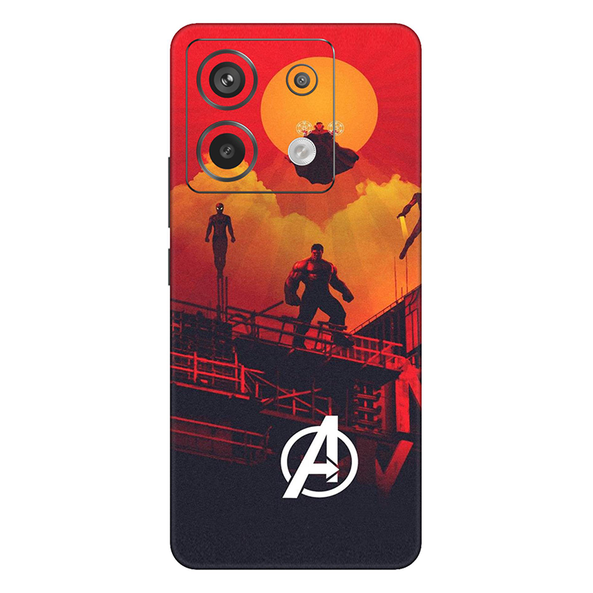 Xiaomi Redmi Note 13 Series Avengers Mobile Skin Red