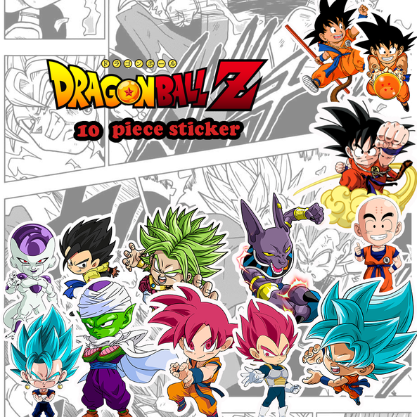 Dragon Ball Z Sticker Bundle