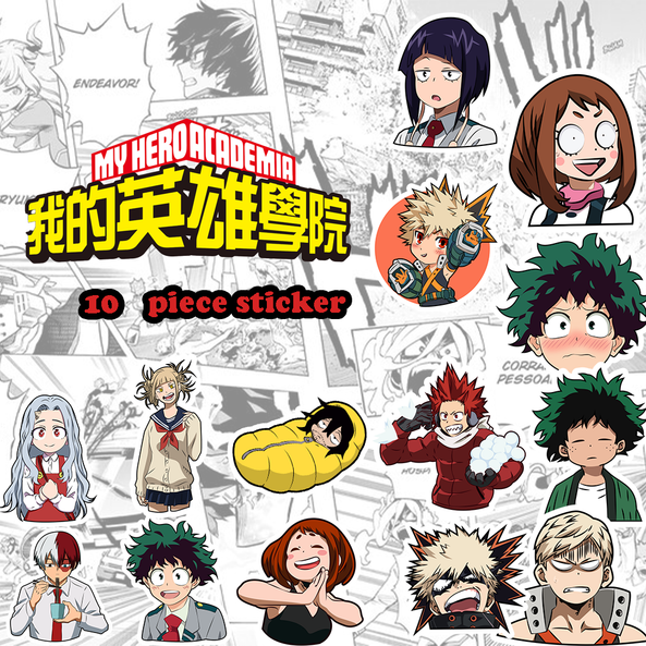 My hero academia sticker bundle