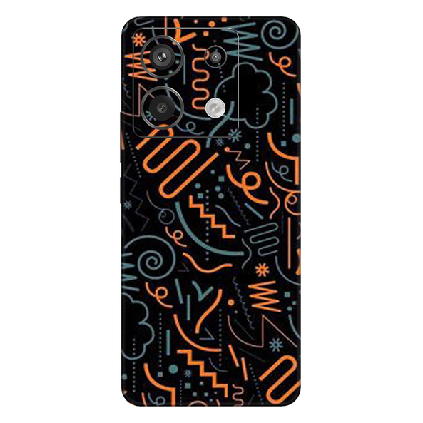 Xiaomi Redmi Note 13 Series Outlouders funky multicolor Mobile Skin