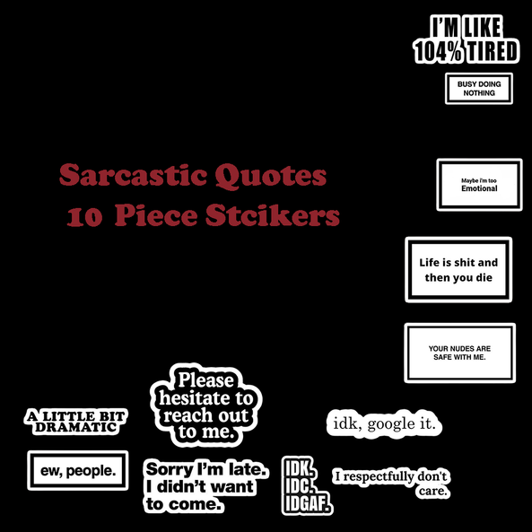 Sarcastic Quotes Bundle