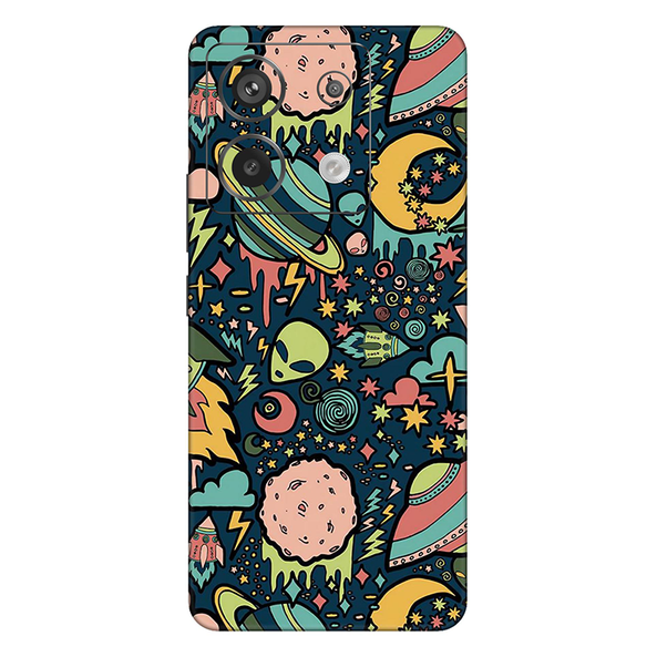 Xiaomi Redmi Note 13 Series Space Doodle Lovely Aesthetic Space Mobile Skin