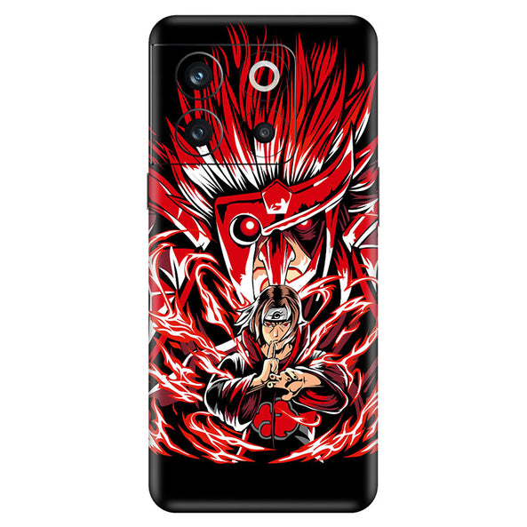 One Plus 10 Series Itachi Uchiha Red Mobile Skin