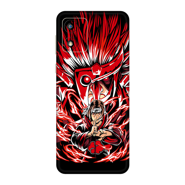 Motorola E Series Itachi Uchiha Red Mobile Skin