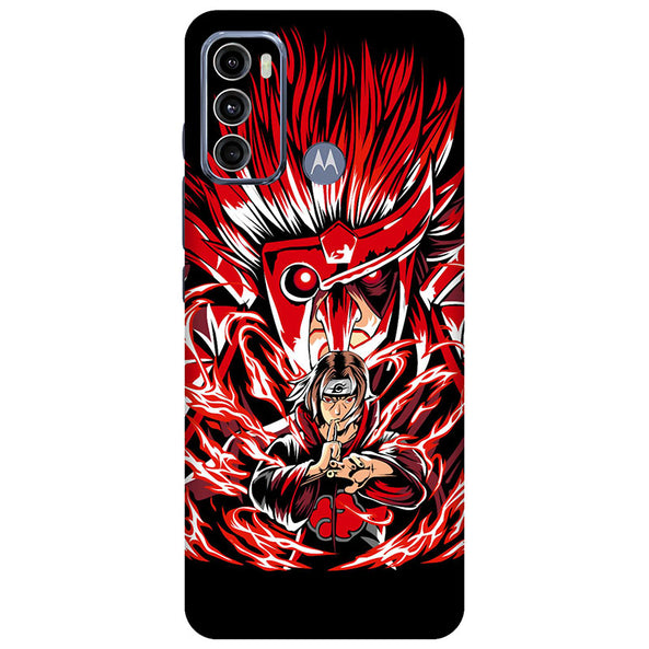 Motorola G Series Itachi Uchiha Red Mobile Skin