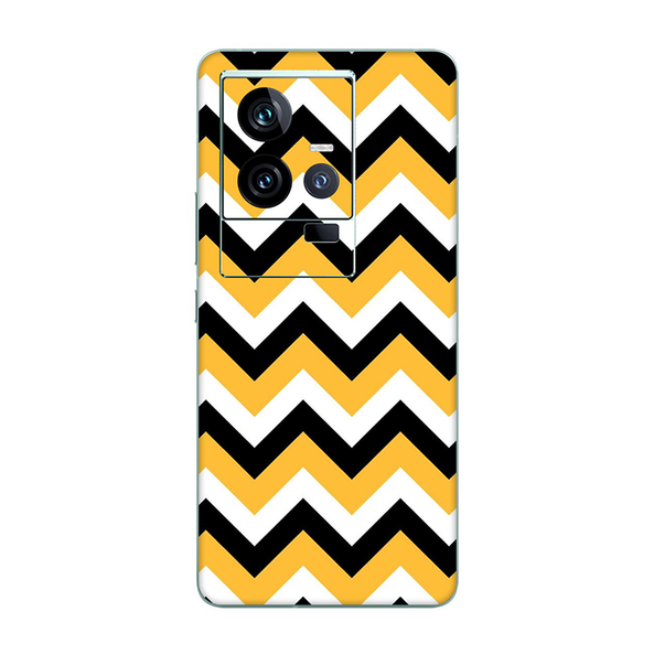 IQOO 11 Yellow Strips Mobile Cover